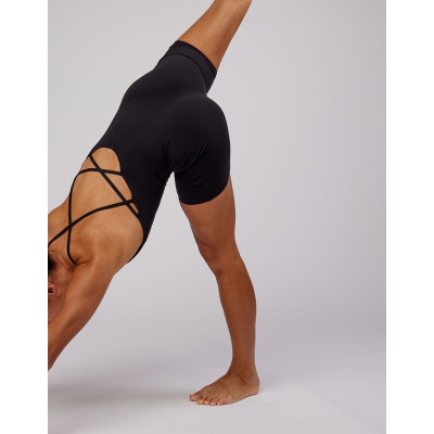 Custom cross back yoga jumpsuits with removable paddings one piece yoga shorts sets