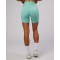 Custom no front seam yoga shorts classic sweat wicking gym shorts