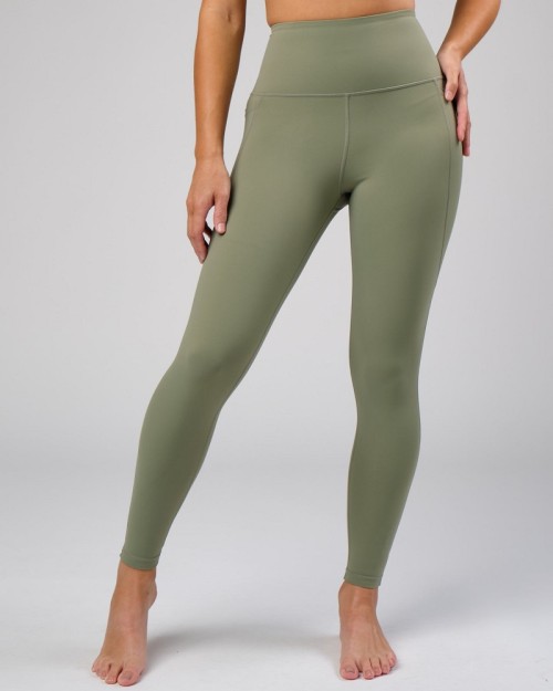 Wholesale full length training yoga leggings with side pockets