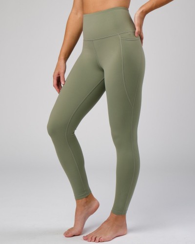 Wholesale full length training yoga leggings with side pockets