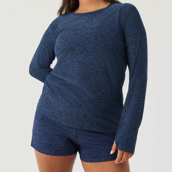 Long Sleeve Workout Shirts for Women ,Athletic T Shirt, Running Exercise Yoga Tops