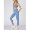 Wholesale Crossover waist ankle length yoga leggings women's nylon spandex fitness tights