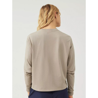 Workout Long Sleeve Shirts for Women Athletic Crewneck  Casual Yoga Tops Plain T-Shirt