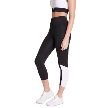 Customize tummy control yoga leggings with mesh pockets 7/8 Length Tights