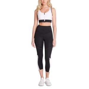 Customize tummy control yoga leggings with mesh pockets 7/8 Length Tights
