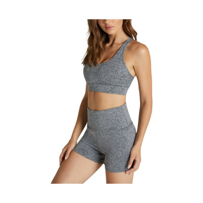 High waisted scrunch bum biker shorts flattering butt lifting gym shorts