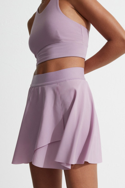 Wholesale flowy women's tennis skort high quality tennis dress skirt with shorts