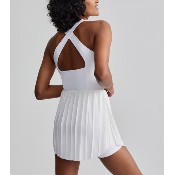 Custom supportive active dress tennis clothing for ladies