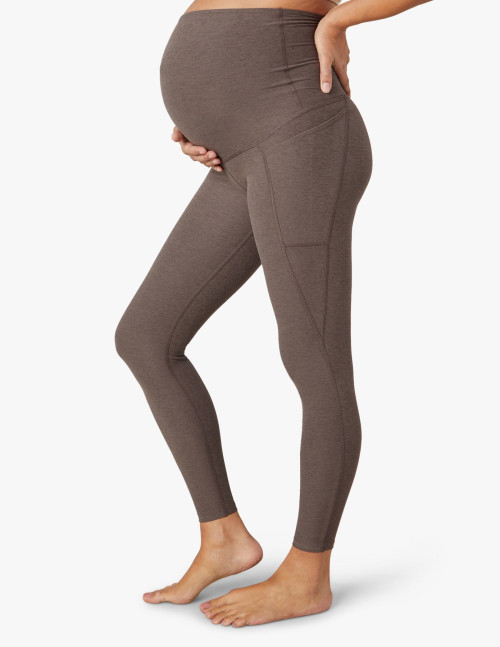 Custom new arrival maternity yoga leggings for women soft lycra lifestyle leggings with side pockets