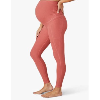 Custom new arrival maternity yoga leggings for women soft lycra lifestyle leggings with side pockets