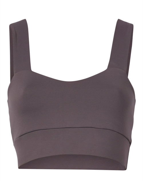 Womens Square Neck Longline Sports Bra . Padded Workout top Sports bra with Built in Bra
