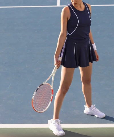 Tennis outfit for Women with skirt and Built sleeveless tank top, Tennis wear, Tennis Set