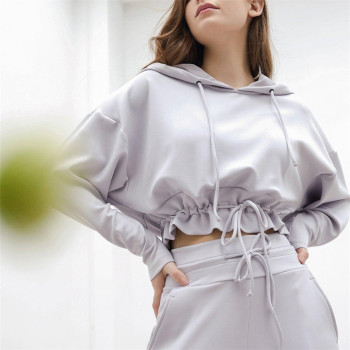 Women's 2 Piece Sweatsuit,  women Outfits Long Sleeve Hoodie, Drawstring Jogger Pants Lounge Sets