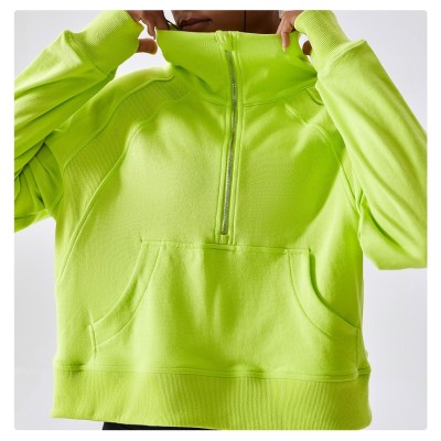 Women's Oversized Sweatshirt, Long Sleeve Pullover, Quarter zip Sweatshirt Ouffits