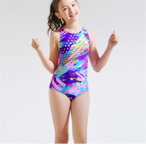WSWT11 girls One Piece Racing Training Swimsuit baby girl youth swimwear one piece baby swimsuit swimwear for kids