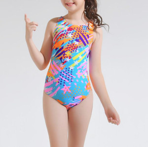 WSWT11 girls One Piece Racing Training Swimsuit baby girl youth swimwear one piece baby swimsuit swimwear for kids