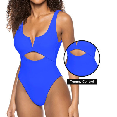 WSWT12 Women One Piece Swimsuits Tummy Control Bathing Suits Push up Full Coverage Swimwear