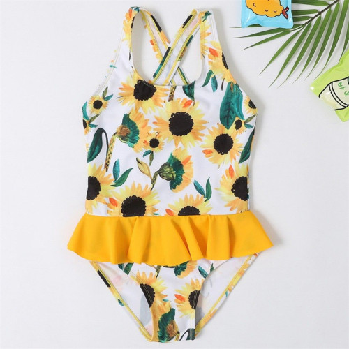 WSWT13 Hot Sales Children 1 Or 2 Pieces Swimsuit Swim Vest Detachable Floating Swimwear For Kids