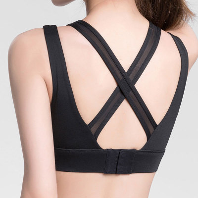 High Qulaity Nylon Spandex  Women' Mesh Sports bra , Workout Sport Bra, yoga wear