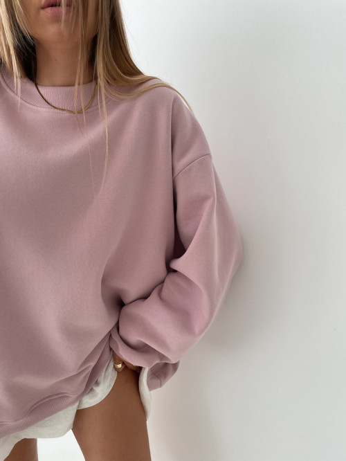 Women's Fleece Sweatshirt Loose fit Soft Oversized Pullover Sweatshirt