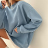 Women's Fleece Sweatshirt Loose fit Soft Oversized Pullover Sweatshirt