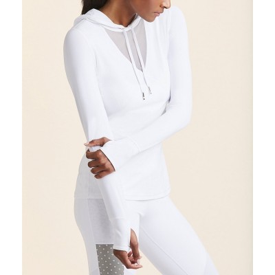 Slim fit lightweight long sleeve training top slim fit hoodies