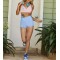 Women Yoga Set 2 Piece Workout Suits, Sport Bra with High Waist Shorts Legging Workout Outfit