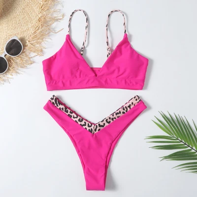 WSWS09 Sexy Black Cut Out Bandage Swimsuit Lady Deep V Neck Women Color Block Swimwear Hot Sexy Bathers Beachwear