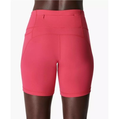 High rise gym shorts with side pockets and back waistband pockets