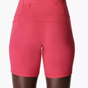 High rise gym shorts with side pockets and back waistband pockets