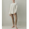 Custom cotton crew neck sports sweatshirts with zipper for ladies