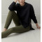 Custom cotton crew neck sports sweatshirts with zipper for ladies