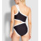 Custom Color Block Midriff Outfits Sexy Bikini Swimwear One pieces Sets wholesale Swimsuit Bathing Suit