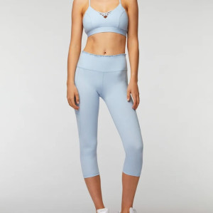 Custom basic pocket leggings for women studio to street 3/4 Tights yoga capris