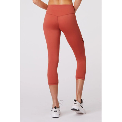 ultra high rise butt lifting 3/4 fitness tights with bandage