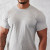 Men's Workout T Shirts Short Sleeve Gym Bodybuilding Muscle Shirts Base Layer Fitness Tee Tops