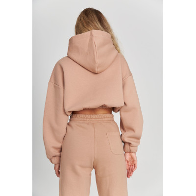 Women's Tie Outfit Sweatsuit 2 Piece Sweatshirt Long Sleeve Hooded and Pants Lounge Sets Tracksuit