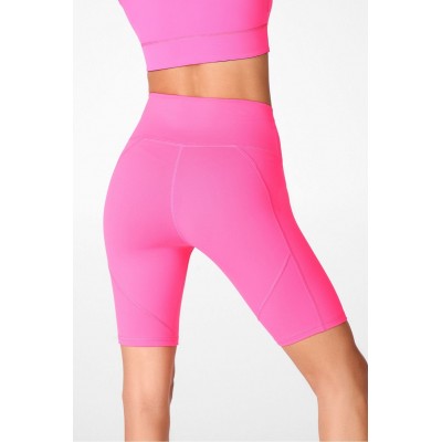 High waist compressive basic yoga shorts for women butt lifting biker shorts