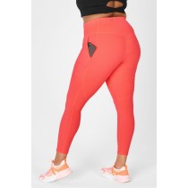 Plus size no front seam yoga leggings high rise size-inclusive fitness tights