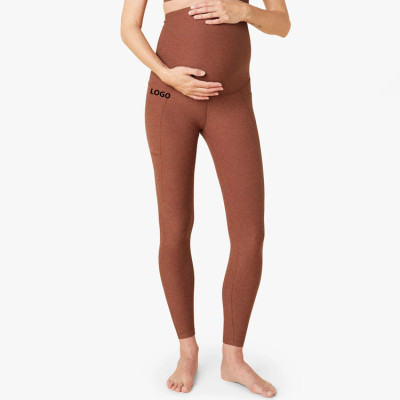 Custom High-waist high quality women Pregnant Pants Maternity Pregnancy Leggings