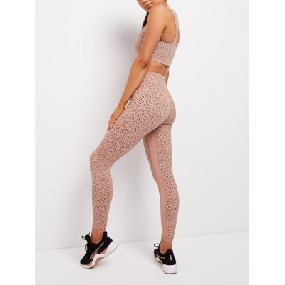 Wholesale dot print 7/8 length fitness tights squat proof yoga leggings