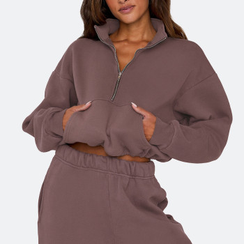 Womens sweatshirts, Sports sweatshirt,  Half  zip pullover sweater