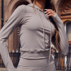 Workout Long Sleeve Shirt for Women Hoodie Pullover Athletic Hooded Long Sleeves Sports Gym Tops