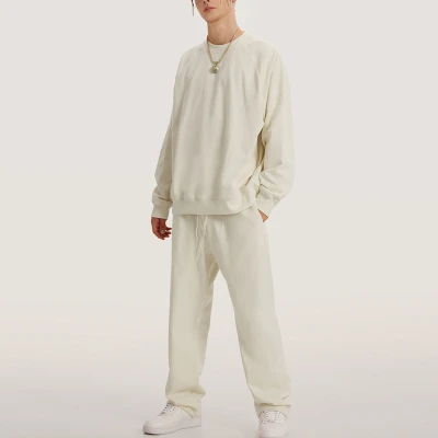 Unisex Tracksuit Sweatsuits for Women Set Mens 2 Piece Sweatshirts and Sweatpant Set Jogger Fleece Sweatsuits