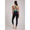 Custom back cross yoga jumpsuit one piece leggings sets open back fitness bodysuits