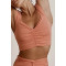 Designed for low-intensity exercise, breathable women's yoga tops