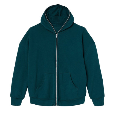 Classic men's everyday sports full-zip hoodie with pockets