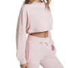 Women's pullover with drawstring hem, balloon sleeves and ribbed trim