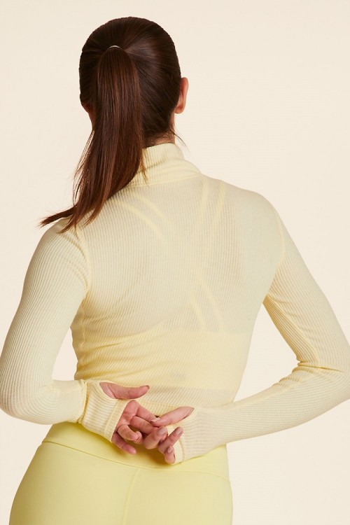 Custom cropped yoga jackets zipper ribbed gym tops with thumb hole