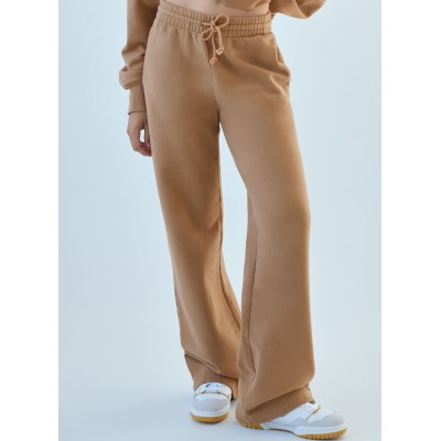 Custom relaxed fit sweatpants with side pockets adjustable waist jogger pants